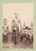 050.     UNKNOWN - ISMERETLEN : [Indonesian young boys], cca. 1900.
