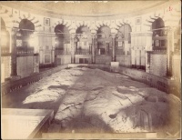 75.     DAMIANI : Interieur of the mosque of Omar. Jerusalem, cca. 1880.