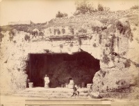 086.     DAMIANI : Tombeau des Roi interiuer - Tombs of the Kings Interior. Cca. 1880.