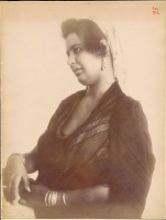 087.     UNKNOWN - ISMERETLEN : [Arabic woman], cca. 1880.