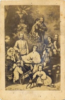 140.     UNKNOWN - ISMERETLEN   : [Hungarian king, Austrian emperor with his family in], cca. 1865.