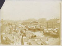 169.     UNKNOWN - ISMERETLEN : [The Shipyard in Óbuda], cca. 1900.