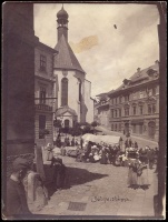 173.     UNKNOWN - ISMERETLEN : Selmecbánya. [Banská Stiavnica - Church of St. Catherine], early 1900s.
