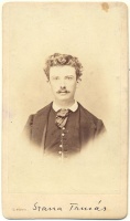 218.     SIMONYI, (Antal) : [Portrait of Tamas Szana (1844-1908) Hungarian editor, critic, art historian], cca. 1870.