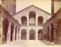 230.     BROGI, GIACOMO : Milano. Chiesa de S. Ambrogio. Cca. 1870.