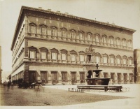 233.     UNKNOWN - ISMERETLEN : Roma. Palazzo Farnese di Michelangelo. Cca. 1890.