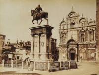 236.     UNKNOWN - ISMERETLEN : Venezia. Monumento del Gen. Colleoni e Scuola S. Marco. Cca. 1890.
