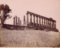 241.     SOMMER (GIORGIO) : Girgenti. Tempio di Giunonc et Lucino. Cca. 1900.