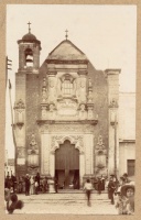 255.     WAITE, CHARLES B. : Iglesio Salto del Agua. City of Mexico. [Capilla de la Inmaculada Concepción / Cuauhtemoc), Mexico City], [The Immaculate Conception Chapel], cca. 1910.