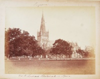 265.     UNKNOWN - ISMERETLEN : Singapore – Die St. Andreas Chatedrale in S’(inga)pore. [The St. Andrew Cathedral in Singapore] cca. 1880.