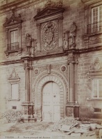 272.     LAURENT, J(EAN; JUAN LAURENT MINIER) : Toledo. Puerta principal del Alcazar. [The main gate of the Alcázar in Toledo], Madrid, cca. 1870. 