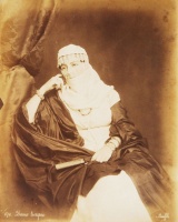 278.     BONFILS, (FÉLIX) : Dame turque. [Turkish lady], cca. 1880.