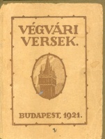 Reményik Sándor : Végvári versek. Hangok a végekről 1918-1921.