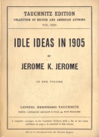 Jerome K. Jerome : Idle Ideas in 1905