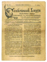 Czukrászok Lapja (Zuckerbacker Zeitung) 1920.