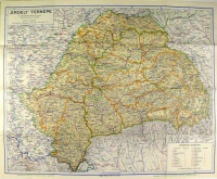 Kogutowicz Manó : Erdély térképe - Mérték: 1:900.000