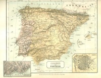 Skrzeszewski, A(dolf) v(on) : Spanien und Portugal [Térkép]