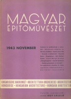 Magyar Építőművészet. 1943 november