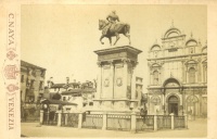 Naya, C.[arlo]  : Venezia - Bartolomeo Colleoni lovas szobra