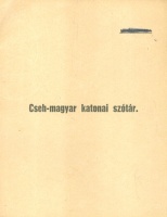 Cseh-magyar katonai szótár