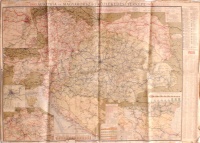 Ausztria és Magyarország közlekedési térképe, 1905. (1:1.500.000) – vasút és hajójáratokkal