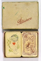 Piatnik patience francia kártya dobozban.  [1920 körül]