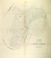 Szeged sz.k. város uj utcza hálózatának átnézeti térképe