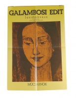 Galambosi Edit festőművész kiállítási plakátja 1976, Műcsarnok.