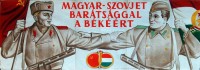 040. Magyar-szovjet barátsággal a békéért. [Politikai plakát.]<br><br>[With hungarian-soviet friendship for peace.] [Political poster.]