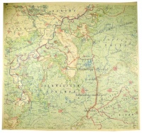 Vályi Béla (szerk.) : A Tiszavölgy átnézeti térképe, XII. szelvény  [Jász-Nagykun-Szolnok(Berettyó és Hortobágy vidéke)]   1 : 125.000 -  Comprehensive Map of the Valley of the Tisza.