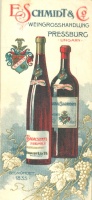 E. Schmidt & Co. Weingrosshandlung Pressburg. Ungarn. - Badacsonyi Szemelt
