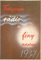 Tungsram rádió és fény naptár 1937.