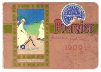 102.   Premier 1909. The Premier Cycle Co. Ltd. [kerékpár termékkatalógus német képaláírásokkal]<br><br>[brochure with German captions] : 