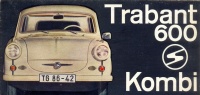 130.   Trabant 600 Kombi. [reklámprospektus/poszter magyar nyelven]<br><br>[brochure/poster in Hungarian] : 