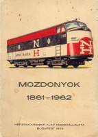 231. Mozdonyok 1861-1962. [18 db képeslap kiadói papírmappában]<br><br>[Engines 1861-1962.] [18 pcs postcards in orig.folder] : 