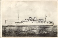 312.  Motonave „Surriento” – Flotta Lauro – Servizio Mediterraneo – Australia. [képeslap]<br><br>[postcard] : 