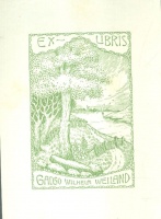 Weiland, Gadso (1869-1915) : Ex-Libris 