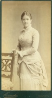 Morelli Gusztáv (1848-1909) fametsző felesége