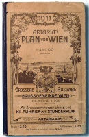 Plan Grossgemeinde der Wien. Bezirke: I-XXI. Ausgabe 1911.