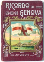 Ricordo di Genova. 32 vedute. [Leporello]