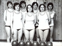 Máté Magda : Magyar női teke csapat a 70-es években. 