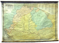 Barthos Indár - Kurucz György (terv.) : Magyarország Bethlen Gábor halálakor 1629-ben [Iskolai térkép]